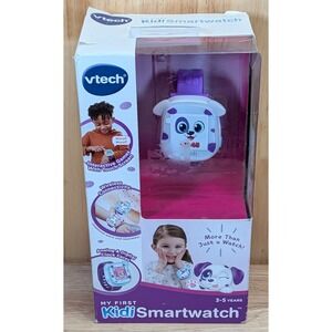 VTech My First Kidi Smartwatch Purple Puppy Kids Interactive Watch 5528 New